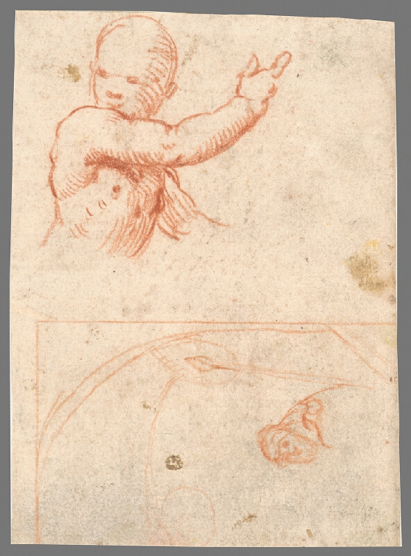 Stredoeurópsky maliar z 18. storočia – Study for a Bust of an Angel 