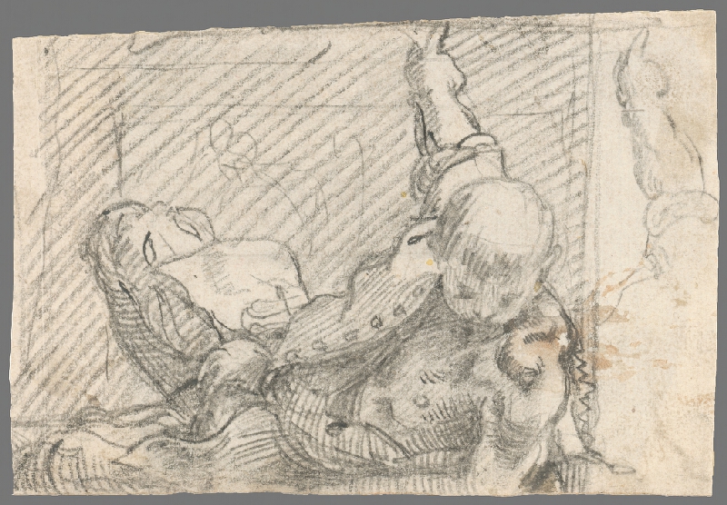Stredoeurópsky maliar z 18. storočia – Study of Reclining Boy 