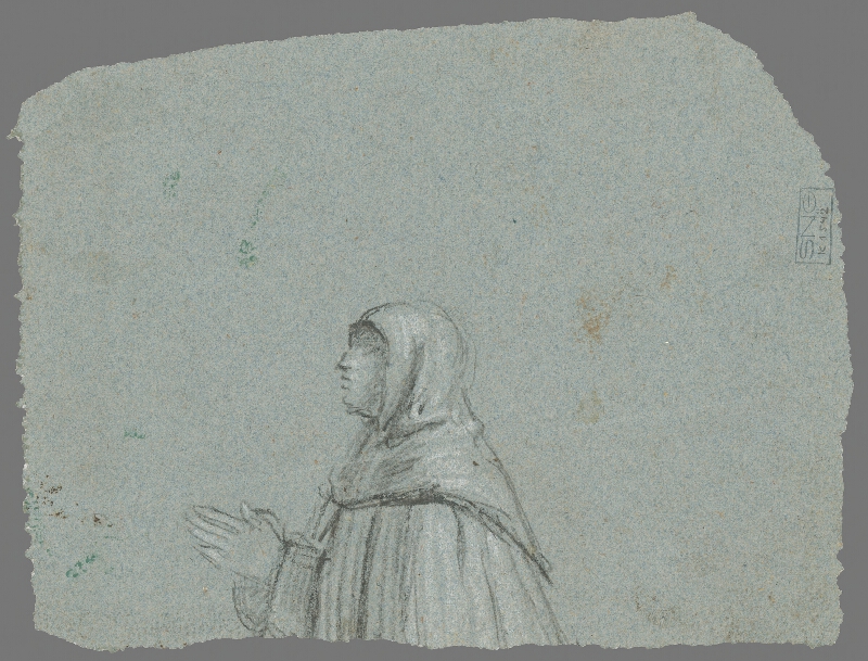 Stredoeurópsky maliar zo 17. storočia – Štúdia kľačiaceho rytiera 