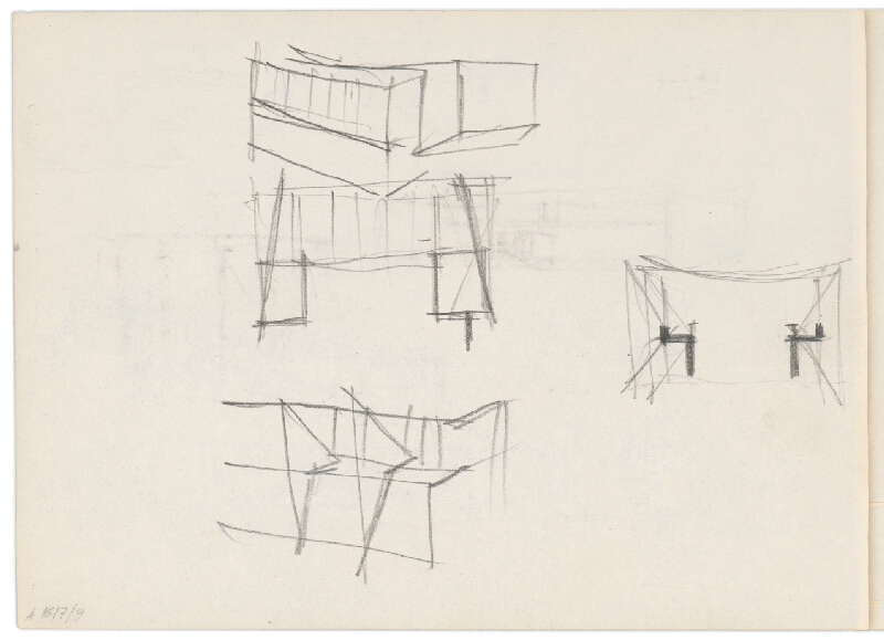 Vladimír Dedeček – University of Agriculture in Nitra. Sketchbook. Eighth sheet 