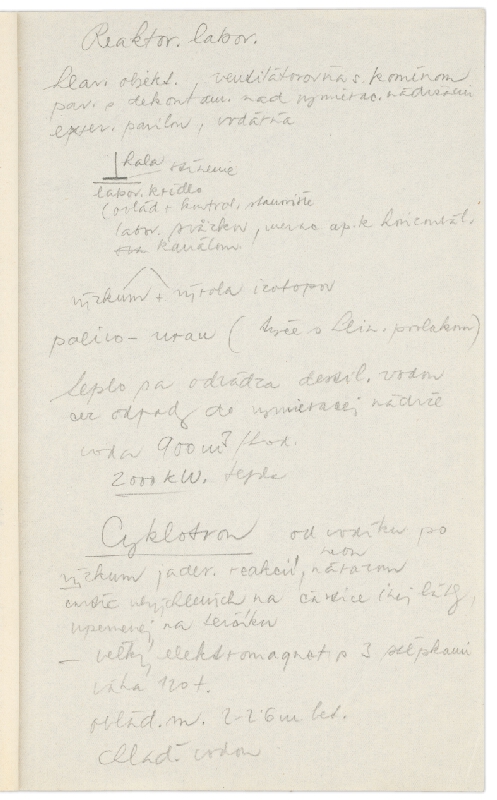 Vladimír Dedeček – Vysoká škola poľnohospodárska v Nitre. Skicár. Deviaty list. 