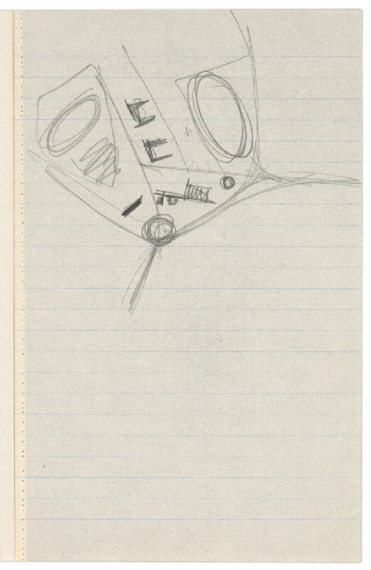 Vladimír Dedeček – Vysoká škola poľnohospodárska v Nitre. Skicár. Dvadsiaty list. 