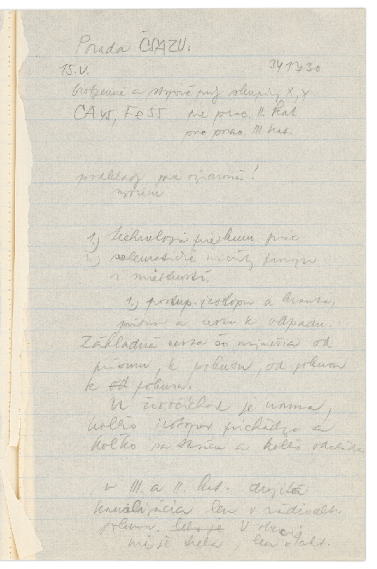 Vladimír Dedeček – Vysoká škola poľnohospodárska v Nitre. Skicár. Dvadsiaty ôsmy list. 