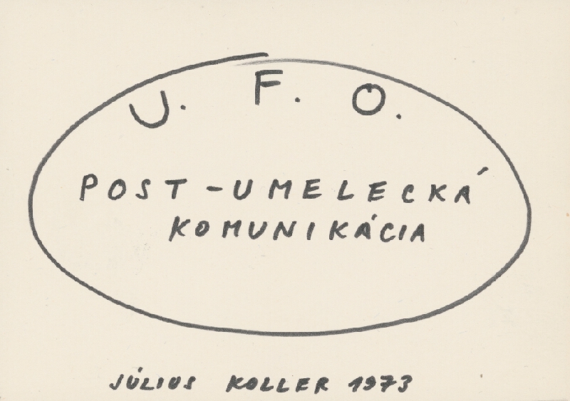 Július Koller – U.F.O. Post komunikácia 