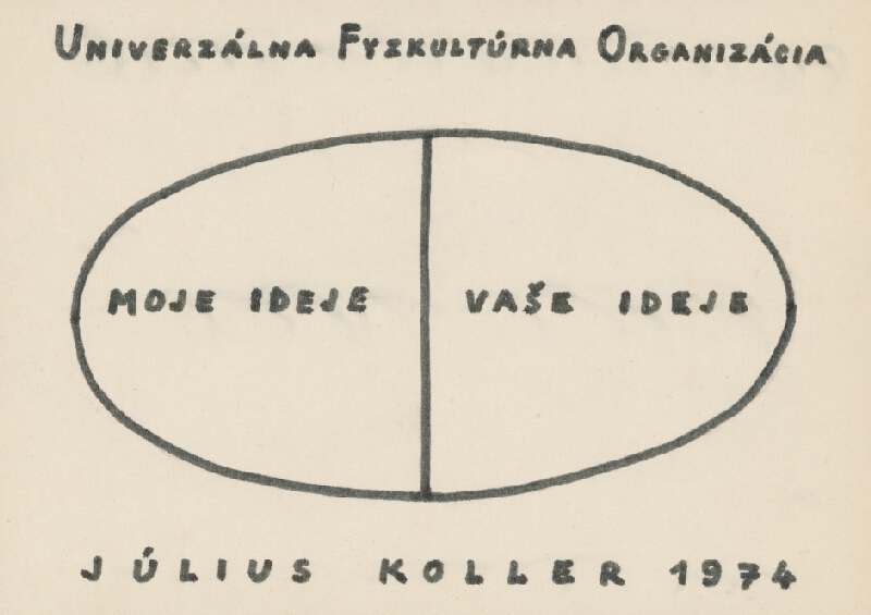 Július Koller – Universal Physical-Culture Organisation (U.F.O.) 