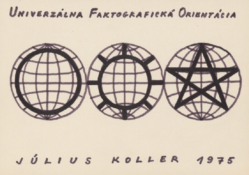Július Koller – Univerzálna Faktografická Orientácia 