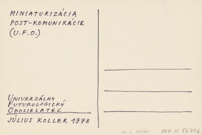 Július Koller – Univerzálna Futurologická Obrana 