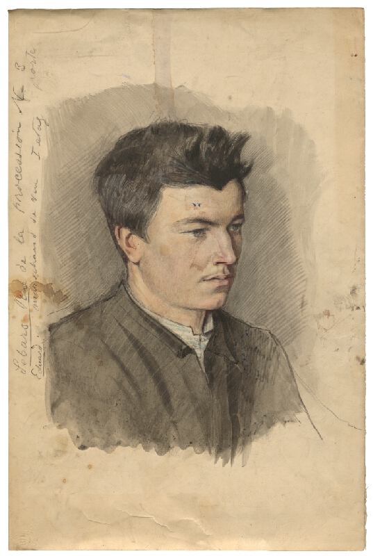 Ladislav Mednyánszky – Portrét Eduarda Lebarsa 