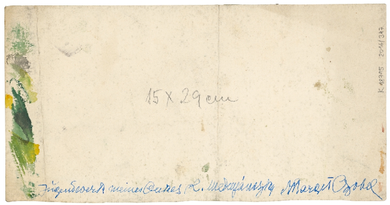 Ladislav Mednyánszky – Talianska krajina II. Krajina s palmami 