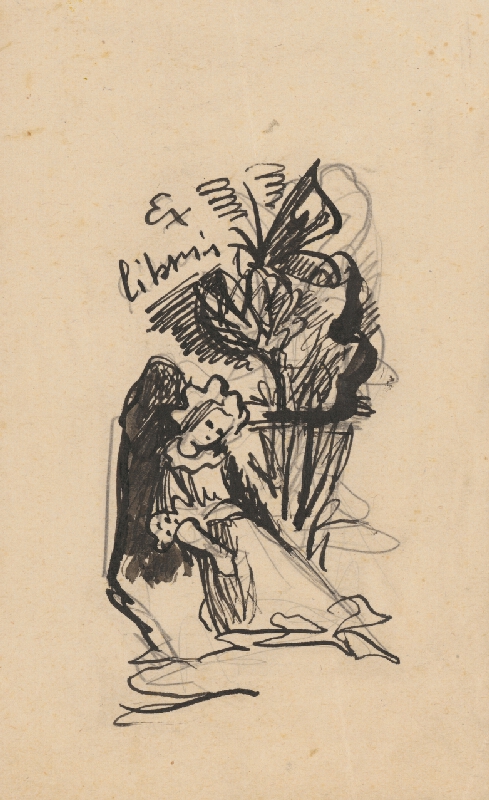 Ján Novák – Návrh na exlibris 