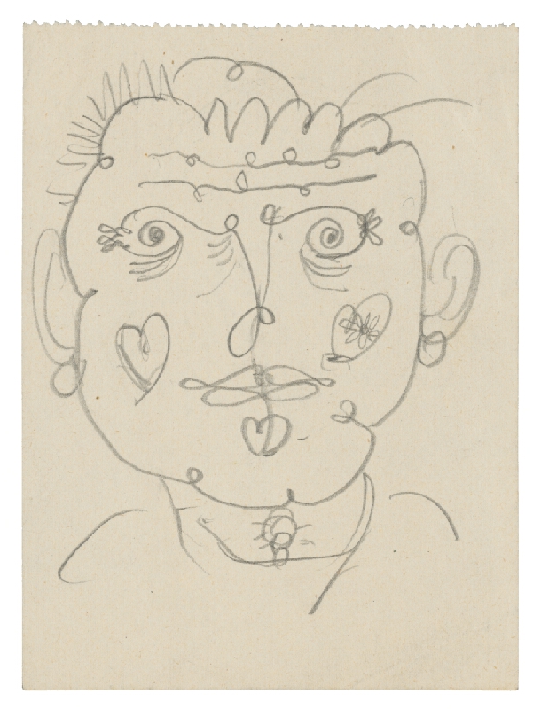 Arnold Peter Weisz-Kubínčan – Skicár 22 Arcimboldo Effect (vložený list) 