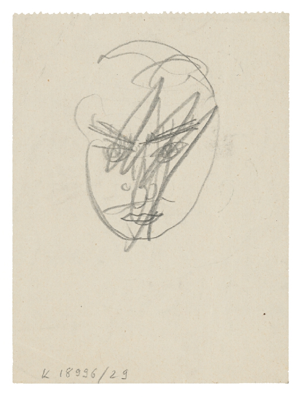 Arnold Peter Weisz-Kubínčan – Skicár 22 Arcimboldo Effect (vložený list) 