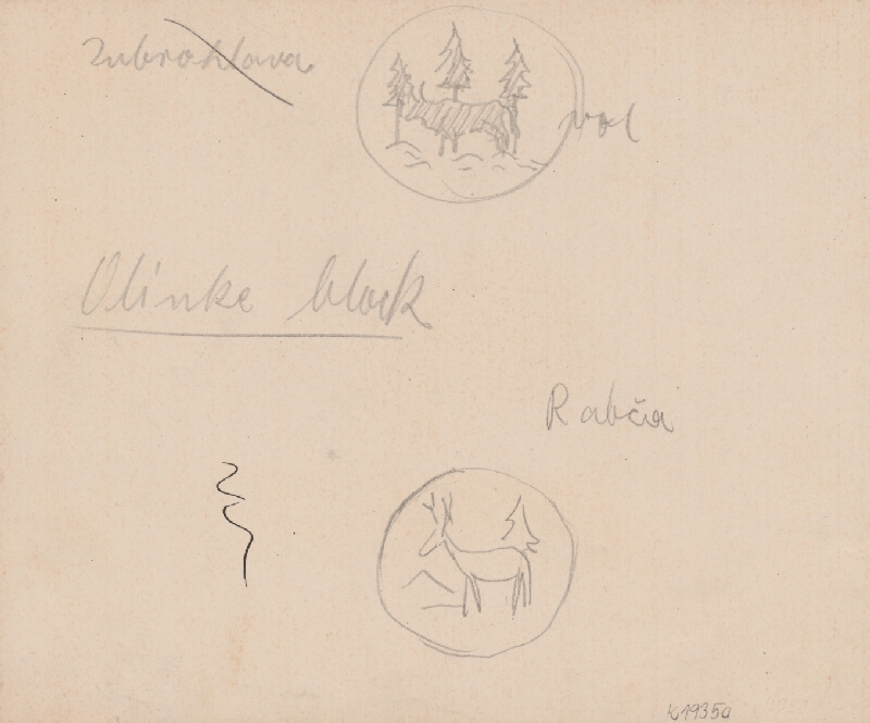 Arnold Peter Weisz-Kubínčan – Rôzne skice 