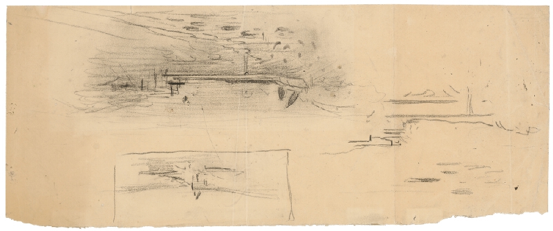 Ladislav Mednyánszky – Štúdia k obrazu Napájadlo s havranmi 