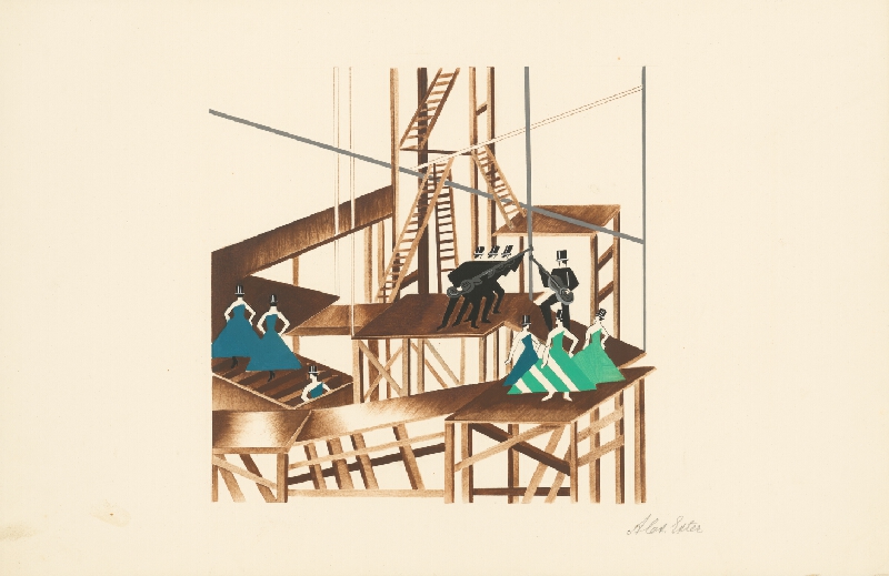 Alexandra Exter – Maquettes de Théatre I.-XV. 