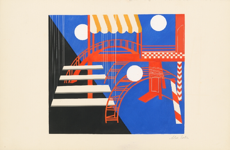 Alexandra Exter – Maquettes de Théatre I.-XV. 