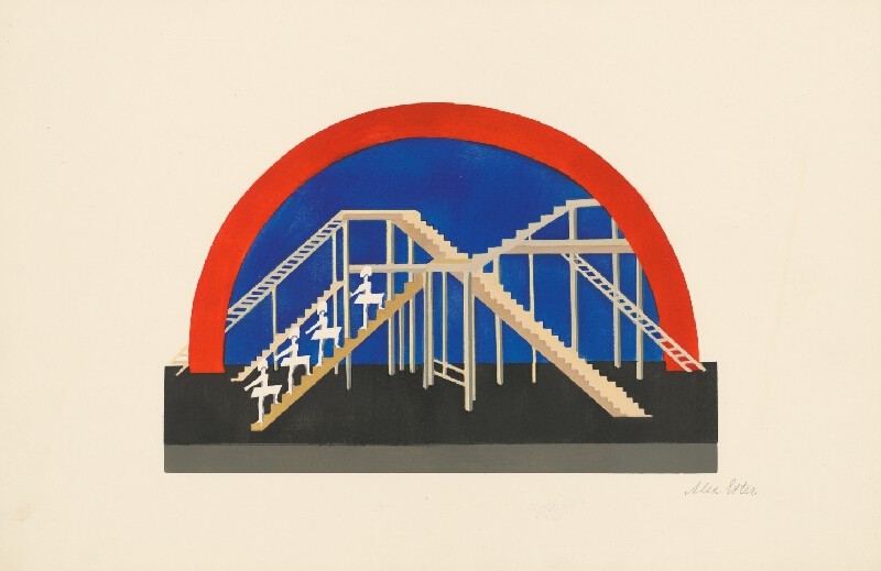 Alexandra Exter – Maquettes de Théatre I.-XV. 