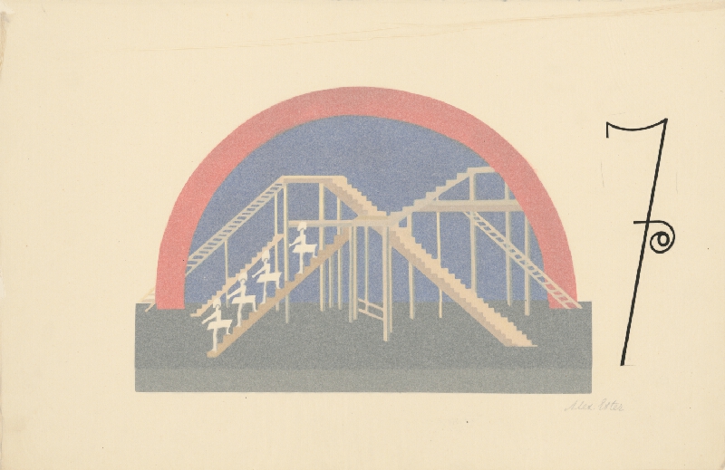 Alexandra Exter – Maquettes de Théatre I.-XV. 