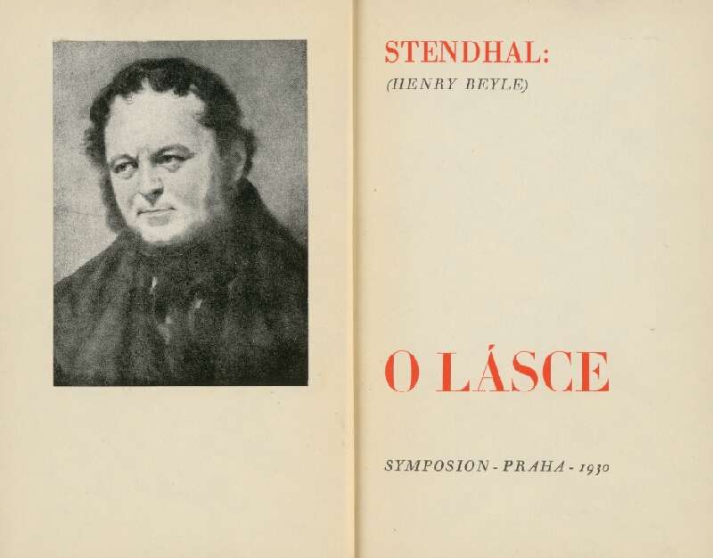 Karel Teige – H.B.Stendhal: O lásce 