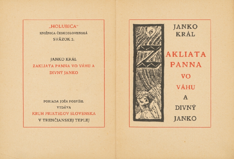 Marie Vořechová-Vejvodová – Janko Kráľ: Zakliata panna vo Váhu a divný Janko 