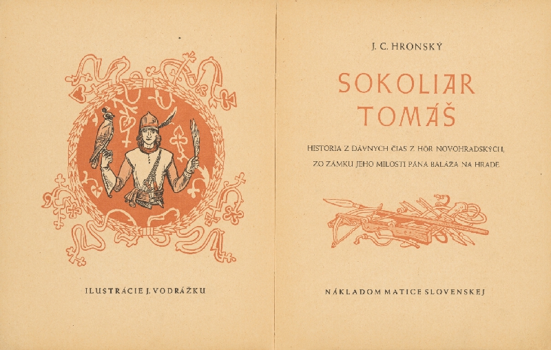 Jaroslav Vodrážka – J. C. Hronský: Sokoliar Tomáš 