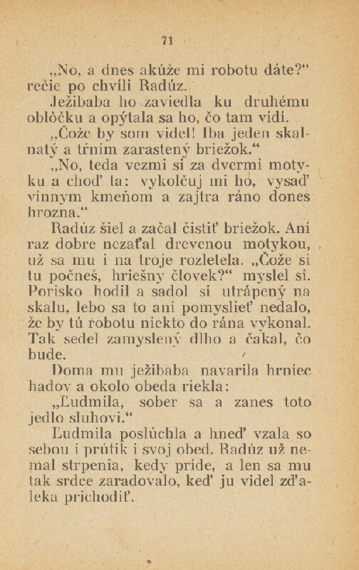Mikuláš Galanda – Pavel Dobšinský: Prostonárodné slovenské povesti - Sošit 9. 