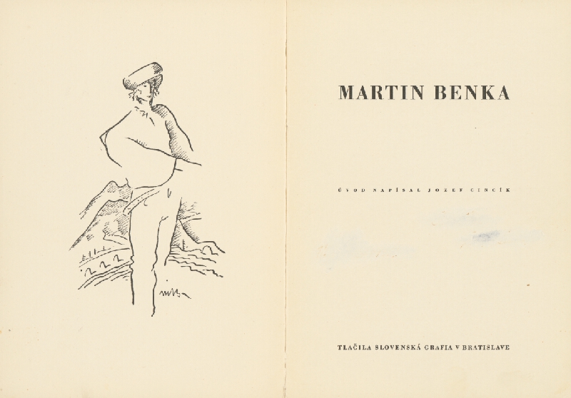 Neznámy autor – Jozef Cincík: Martin Benka 