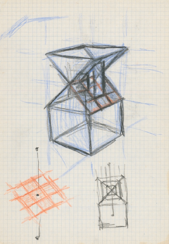 Emil Drličiak – T. Bernhard: Korektúra korektúry. Návrhy scény. 