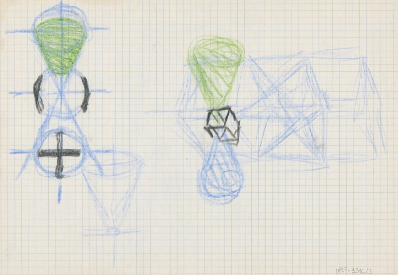 Emil Drličiak – T. Bernhard: Korektúra korektúry. Návrhy scény. 