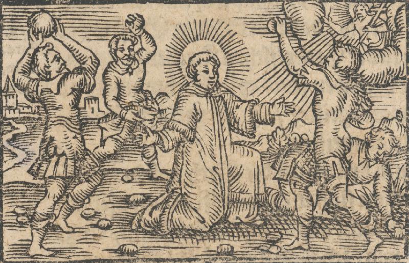 Nemecký autor zo začiatku 17. storočia – Kameňovanie svätca 