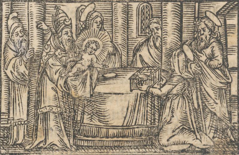 Nemecký autor zo začiatku 17. storočia – Obetovanie Krista v chráme 