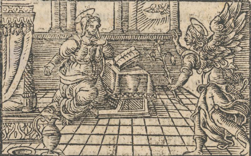 Nemecký autor zo začiatku 17. storočia – Zvestovanie 