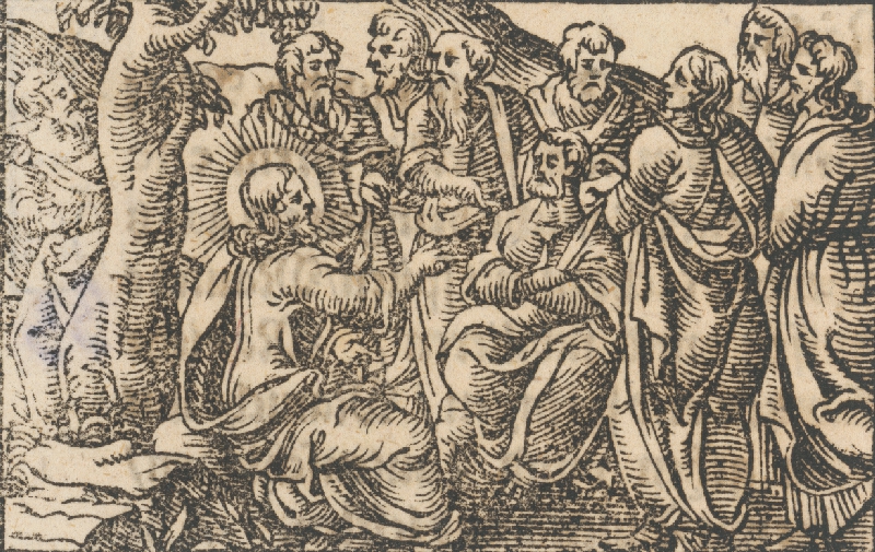 Nemecký autor zo začiatku 17. storočia – Kristus a učedníci 