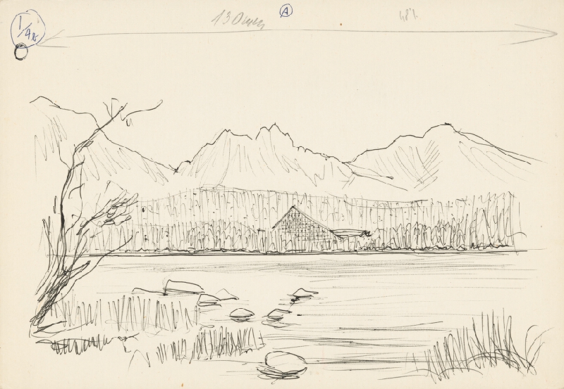 Emanuel Hruška – Rukopis knihy K tvorbe urbanistického prostredia. Vysoké Tatry (Štrbské pleso) - monumentálna krajina. 