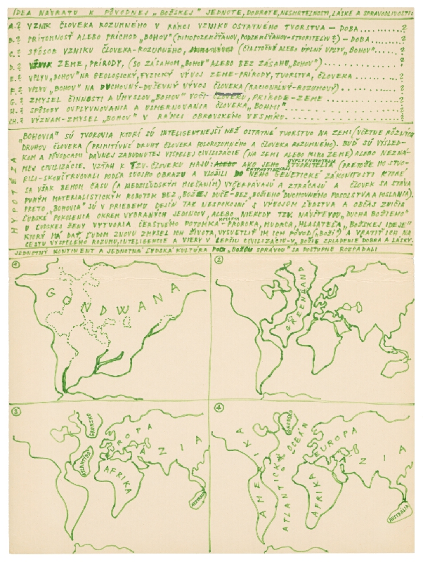 Július Koller – Archív JK/Idea návratu k pôvodnej "božskej" jednote... 