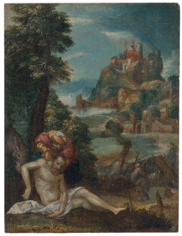 Heinrich Aldegrever – Milosrdný samaritán 