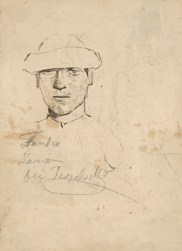 Ladislav Mednyánszky – Figurálny náčrt  