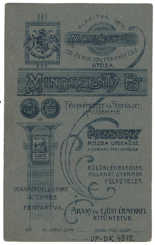 Béla Mindszenty – Portrét ženy 