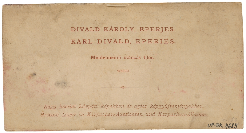 Károly Divald – Vysoké Tatry 