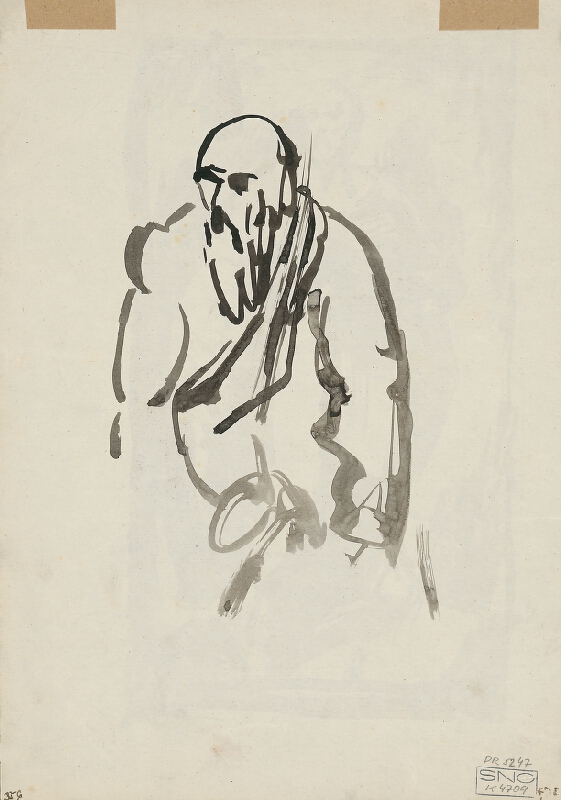 Ján Novák – Sketch of a Standing Man 