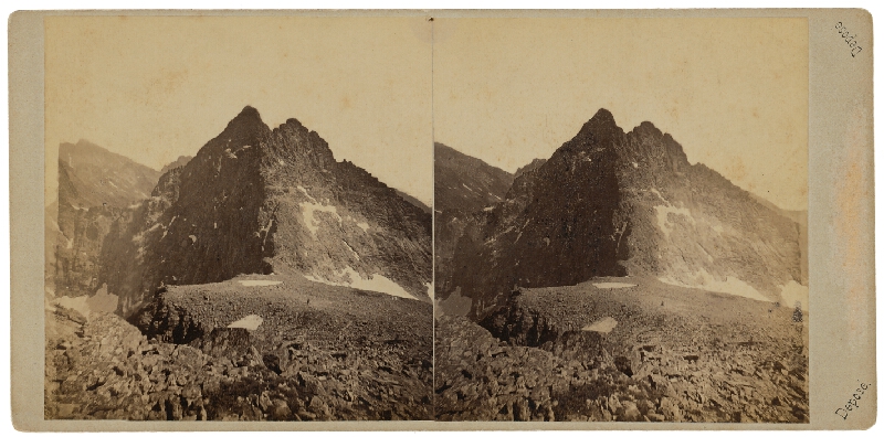 Neznámy autor – Vysoké Tatry. Poľský hrebeň, v pozadí Vysoká 