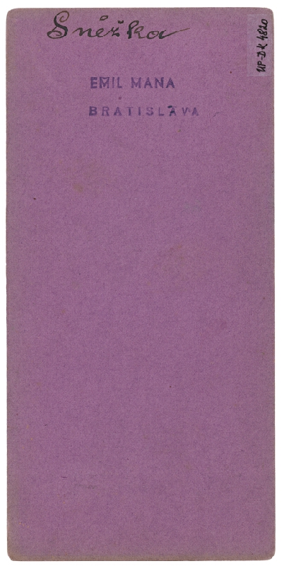 P. Kriegel – Krkonoše. Sněžka 