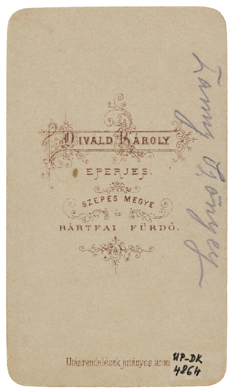 Károly Divald – Portrét Fanny Szönyey 