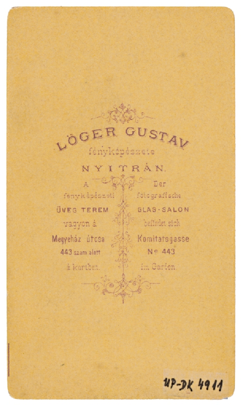 Gusztáv Löger – Portrét muža 