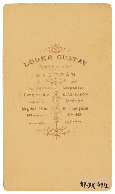 Gusztáv Löger – Portrét ženy 