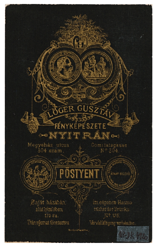 Gusztáv Löger – Portrét mladej ženy 