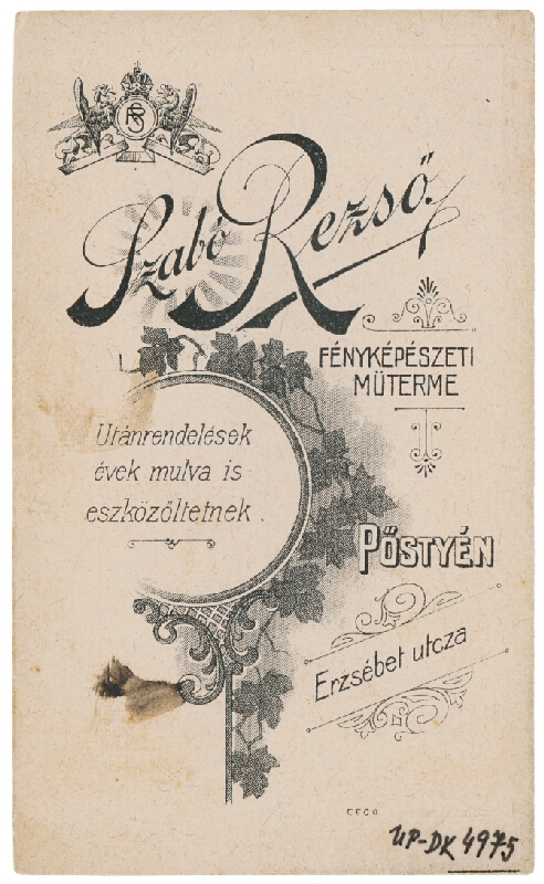 Szabó Rezsö – Portrét vojaka 