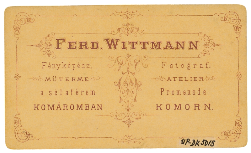 Ferdinand Wittmann – Portrét mladého muža 