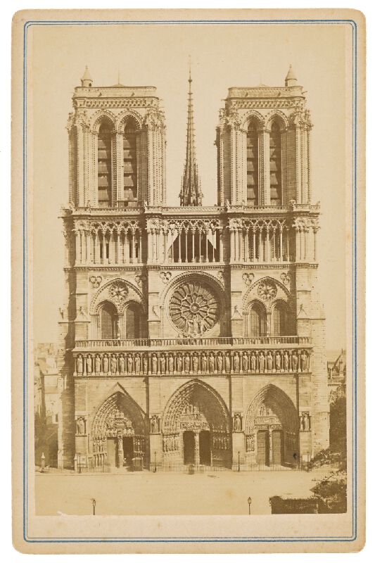 Neznámy autor – Paríž. Chrám Matky Božej (Cathédrale Notre Dame) 