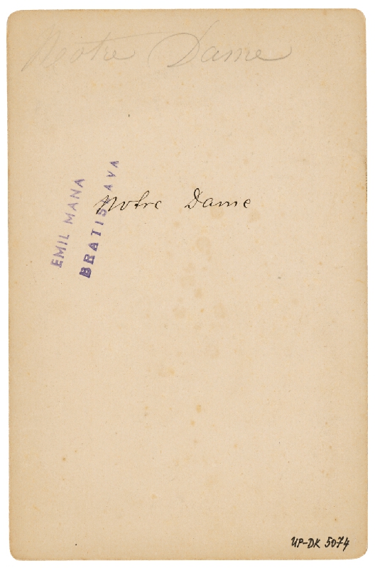 Neznámy autor – Paríž. Chrám Matky Božej (Cathédrale Notre Dame) 